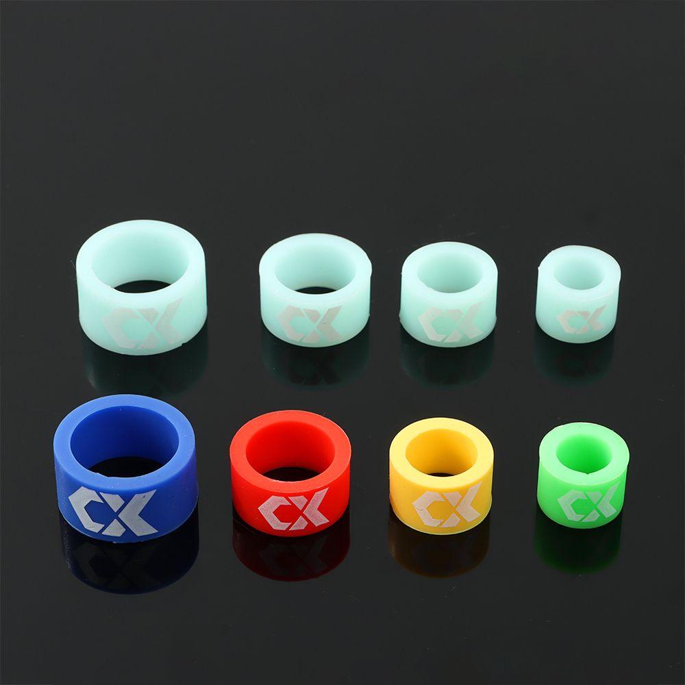 MUVAKO Vòng Silicone Tròn Gắn Cần Câu Cá Chống Trượt Tiện Dụng