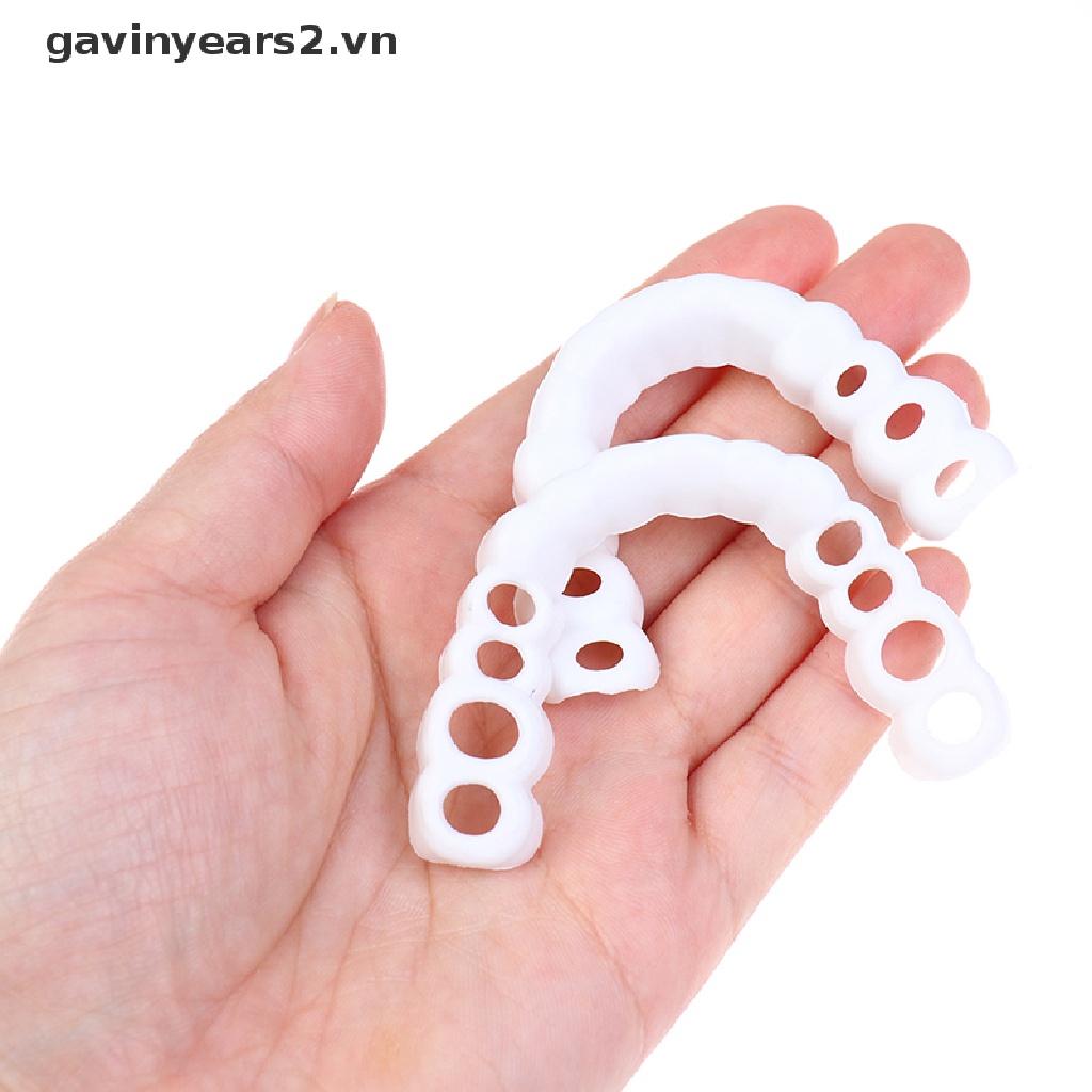 Bộ 2 Cặp Răng Giả 4 Lớp Trên Và Dưới Chất Lượng Cao