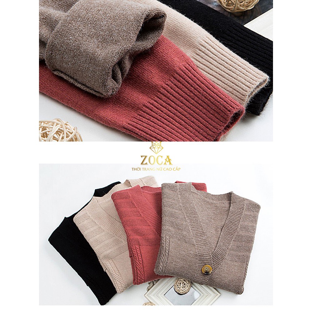 Áo khoác len cardigan nữ thu đông HÀNG CAO CẤP chất mềm mịn_CDG03 | BigBuy360 - bigbuy360.vn