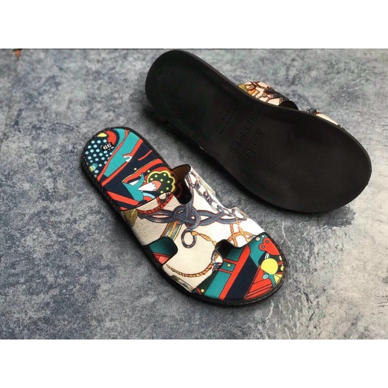 Dép lê nam Hm đế hoạ tiết