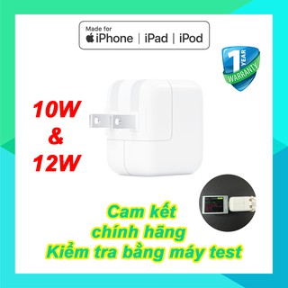 Củ Sạc IPAD  10W / 12W Cam kết ZIN BÓC MÁY 100%