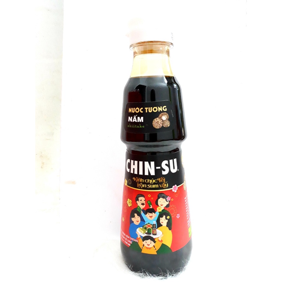 Nước Tương ChinSu Chiết Xuất Từ Nấm Shiitake Chai 330ml