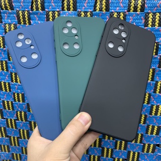 Ốp lưng Huawei P50 / P50 pro dẻo màu kiểu chống bẩn có lớp lót bảo vệ camera