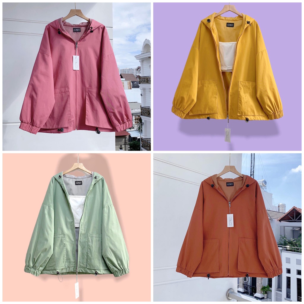 Áo Khoác Kaki Ulzzang 2 lớp TR|Thời Trang|Phong Cách