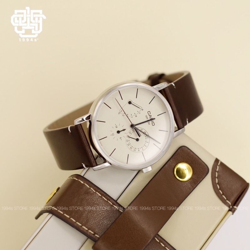 Đồng hồ nam Casio MTP-E320L-5E dây da thật chính hãng