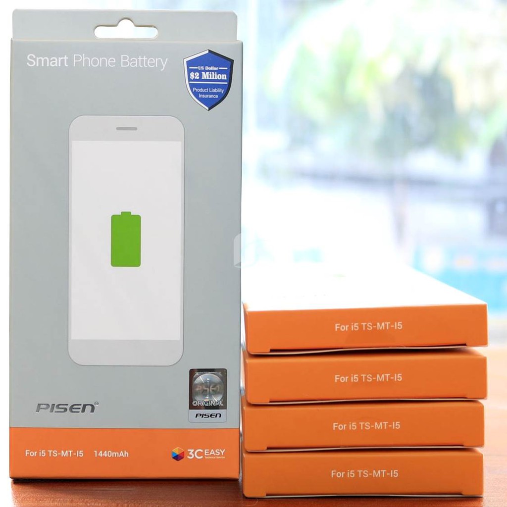Pin IP5 Pisen 3C Easy dung lượng chuẩn và cao 1440mAh-1860mAh