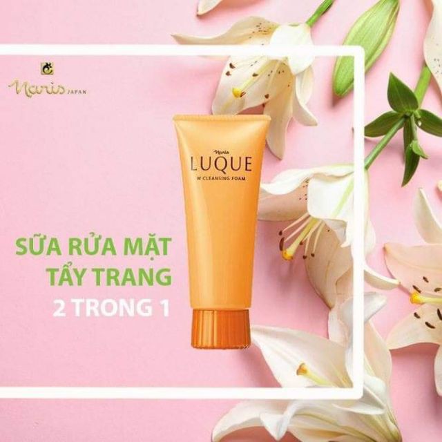 [Chính hãng] Sữa rửa mặt tẩy trang Naris Luque New 100g/ 1 chai