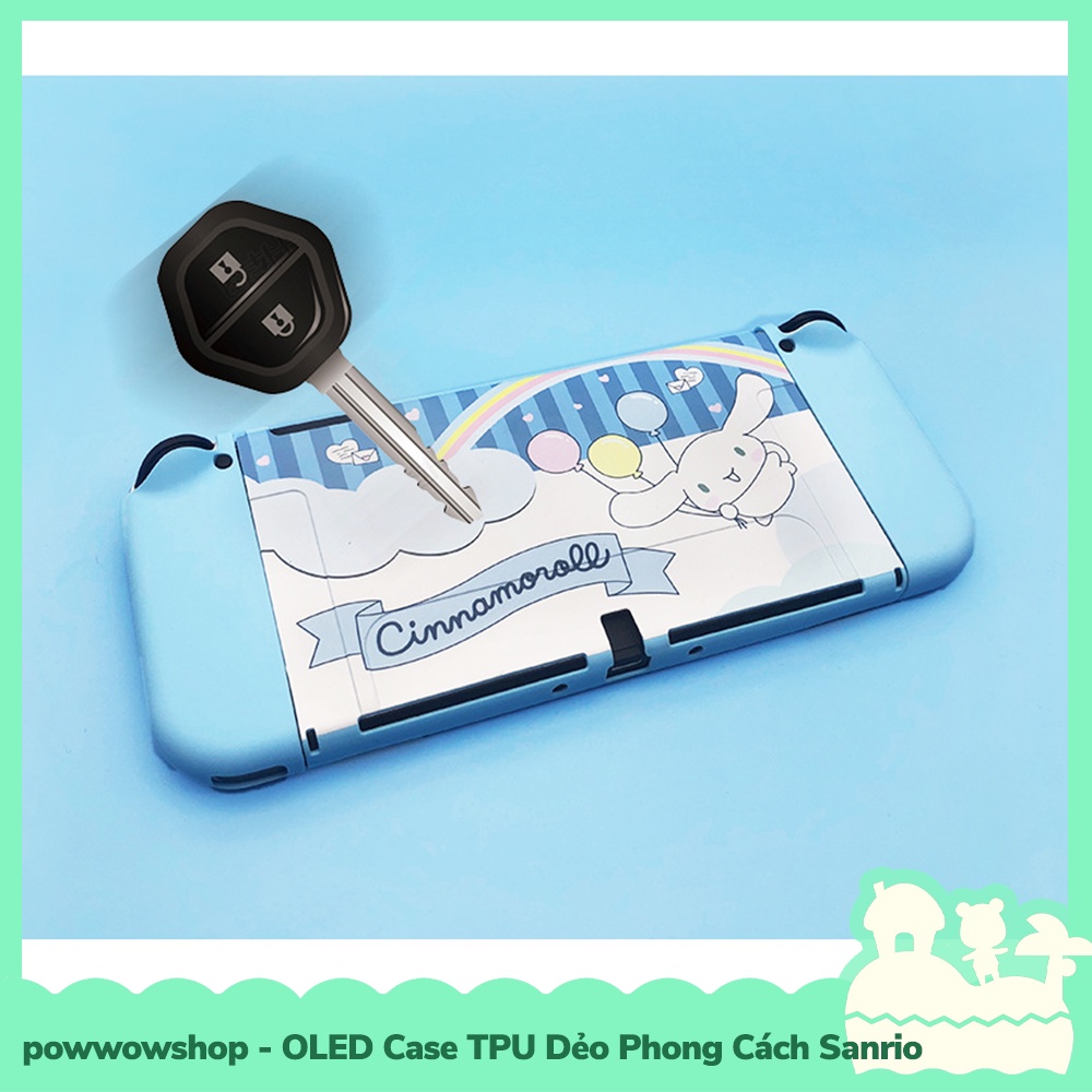 [Sẵn VN - Hỏa Tốc] OLED Phụ Kiện Case Ốp TPU Dẻo Cho Máy Game Cầm Tay Nintendo Switch Oled Cute Sanrio Theme