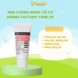 Kem Chống Nắng Derma Factory Tone Up Sun Cream SPF50+, PA++++