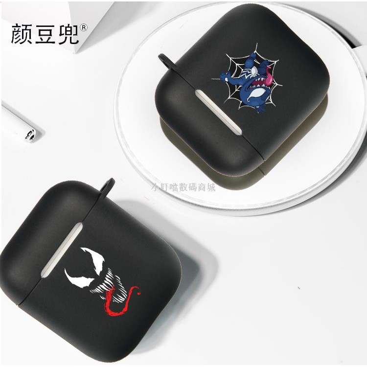 Vỏ Bảo Vệ Hộp Sạc Tai Nghe Bluetooth Không Dây Airpods Pro 2 / 3 3rd Hình Logo Venom Ốp | BigBuy360 - bigbuy360.vn