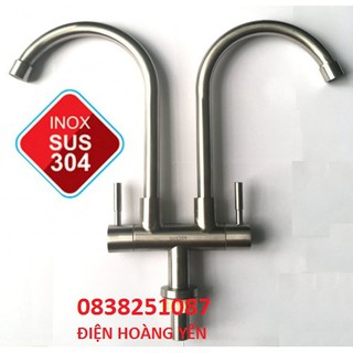 Vòi Rửa Bát Đôi Inox 304