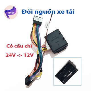 Bộ đổi nguồn 24v về 12v dành cho xe tải lắp màn android