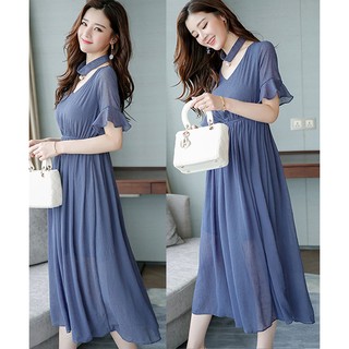 Đầm maxi đi chơi, đi biển d1068vn