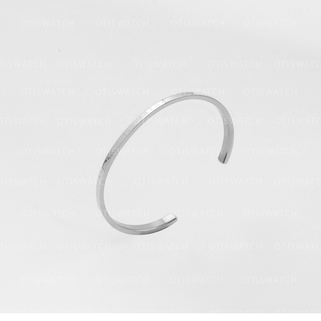 Vòng tay daniel wellington classic cuff v1 silver dw lắc tay khắc tên chính hãng - OtisWatch