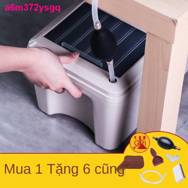 【Mua một tặng sáu】 Trà xô đựng bã có thể được đẩy và kéo Ròng rọc gia dụng bằng nhựa nhỏ trà, phụ kiện bộ