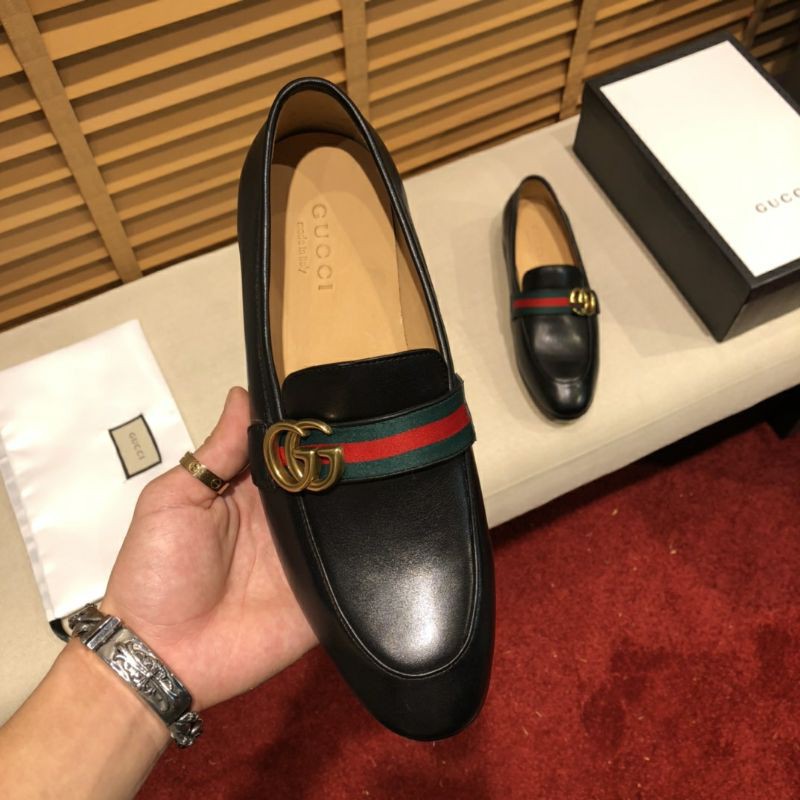 Giày lười nam Gucci da hai mẫu thời trang