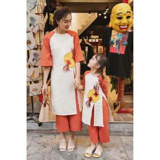 áo dài mẹ và bé