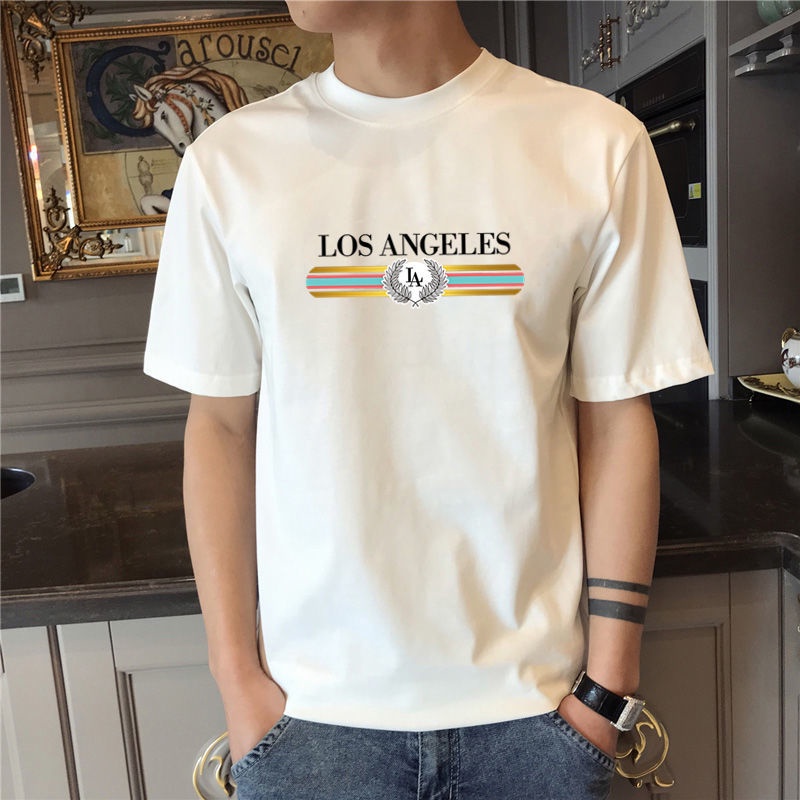 Áo Cổ Tròn Dáng Rộng Thời Trang Cá Tính Dễ Phối Đồ Cho Nam