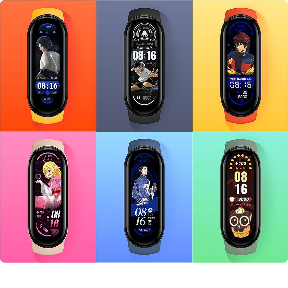 Đồng Hồ Thông Minh Thể Thao Xiaomi Mi Band 6 M6 4.2 Đếm Bước Chân / Nhịp Tim