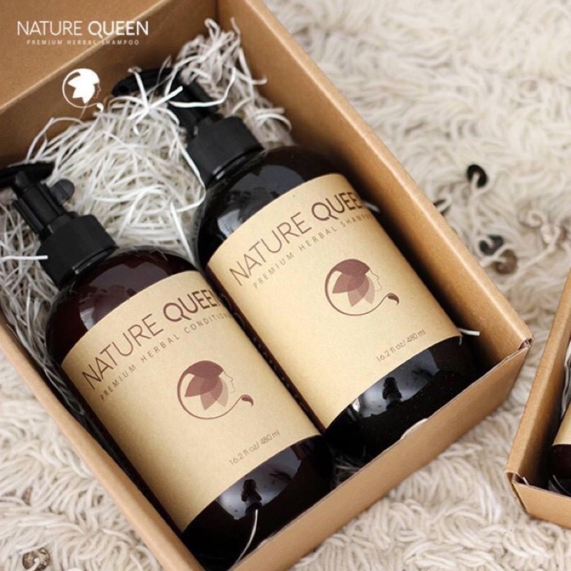 Dầu Gội Xả NATURE QUEEN 100ml &amp; 480ml - Cao Cấp Sao Thái Dương