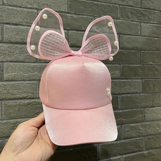 Nón cho bé gái siêu cute, mũ cho bé gái, nón lưỡi trai cho bé gái, mũ bóng chày thiết kế hình tai thỏ