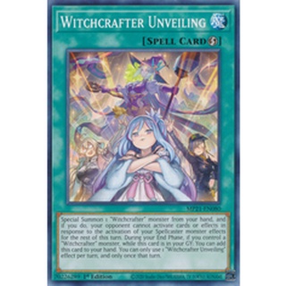 Witchcrafter Unveiling - Thẻ bài Yugioh chính hãng - EN - TCG