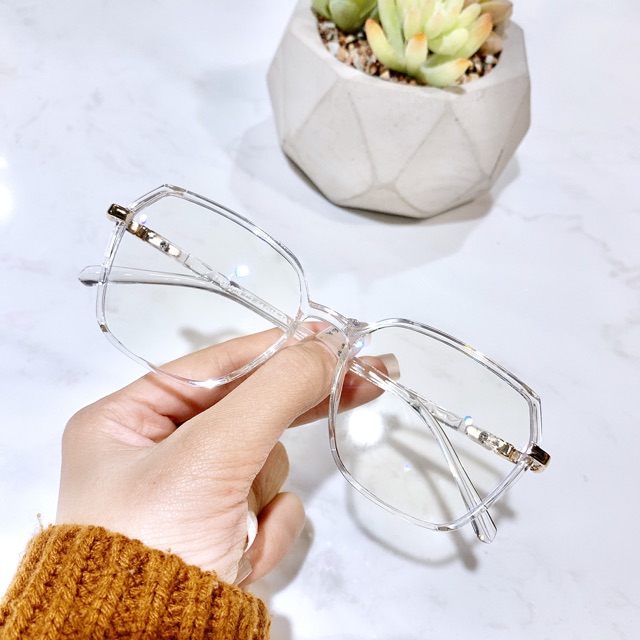 Gọng kính cận thời trang mắt đa giác TH30009 - Kính mắt giả cận thời trang Hàn Quốc | BigBuy360 - bigbuy360.vn