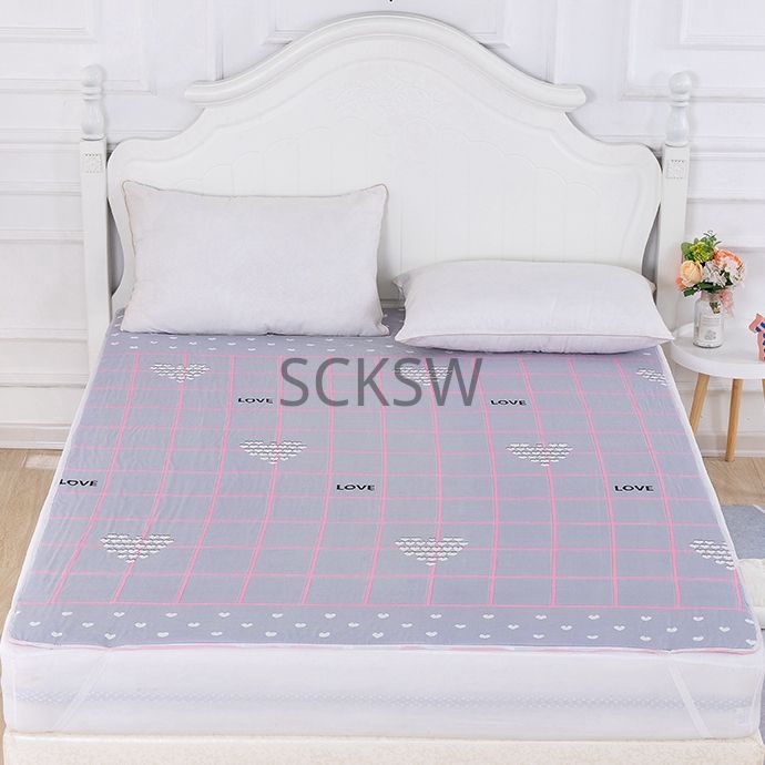 Thảm Lót Giường Chống Thấm Nước Họa Tiết Hoạt Hình Cho Bé