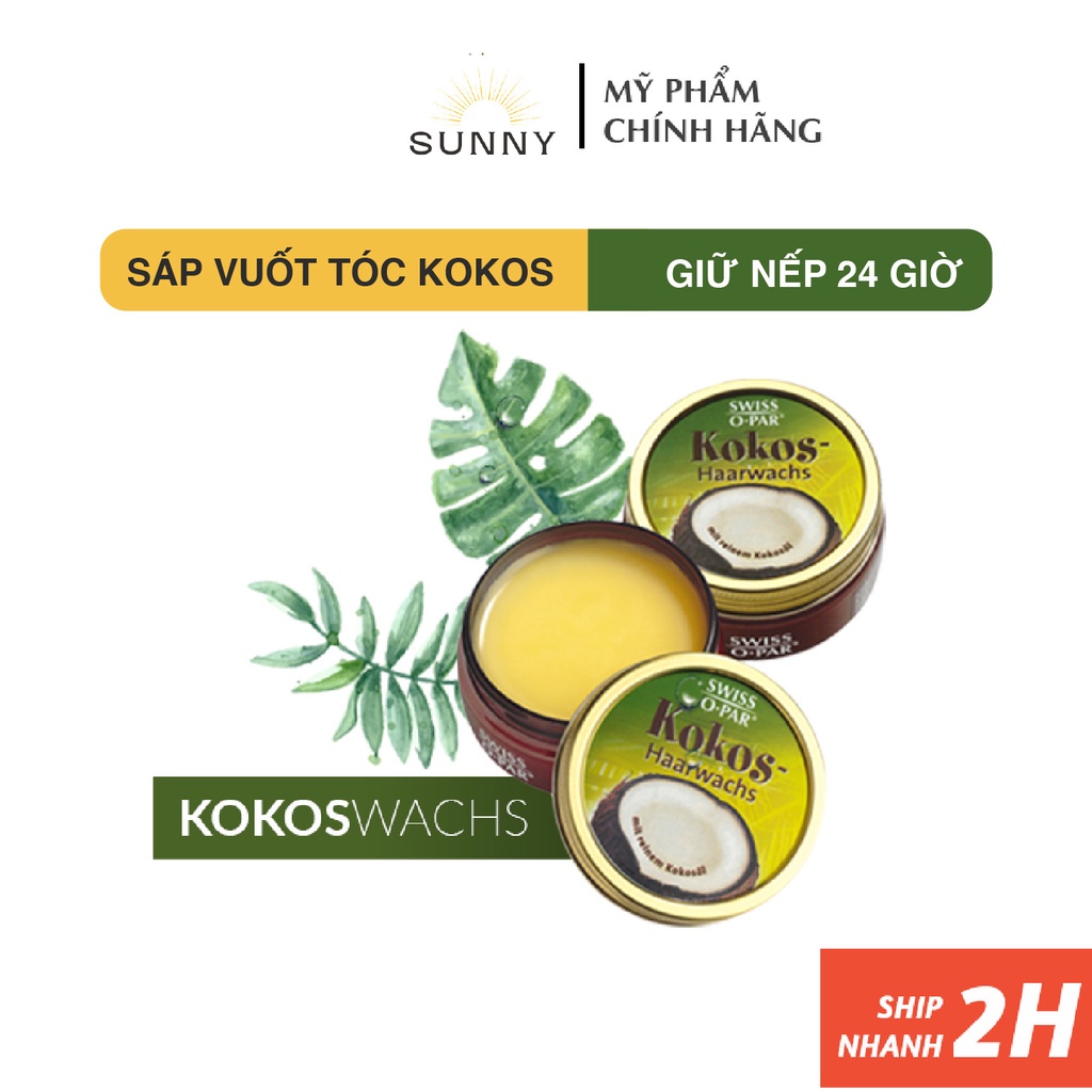 Sáp vuốt tóc dừa KOKOS Haarwachs 100ml dễ dàng tạo kiểu đối với mọi loại tóc