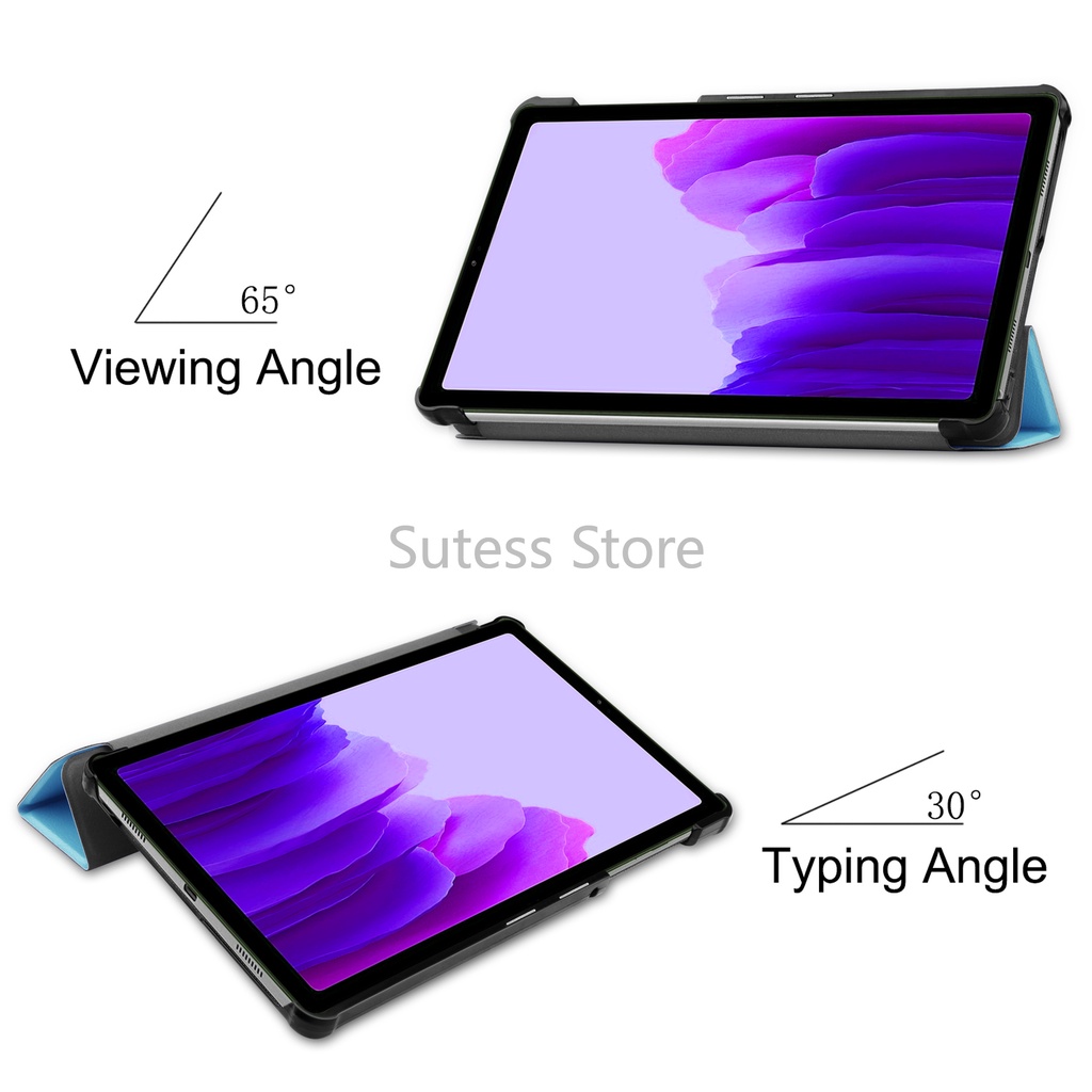 Samsung Galaxy Tab A7 Lite 8.7 inch T220 T225 2021 Bao da máy tính bảng dạng nắp lật từ tính có chức năng giá đỡ