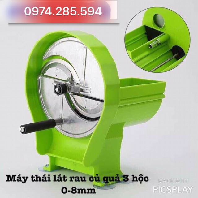 MÁY CẮT HÀNH LÁ- MÁY CẮT LÁT RAU CỦ 3 HỘC