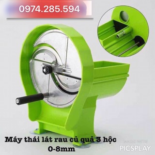 MÁY CẮT HÀNH LÁ- MÁY CẮT LÁT RAU CỦ 3 HỘC