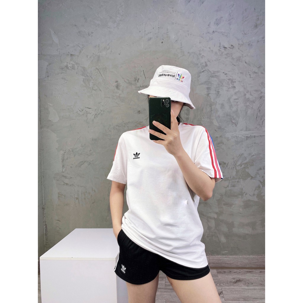 (HÀNG XUẤT XỊN) Mũ / nón bucket trắng PRIDE BUCKET HAT