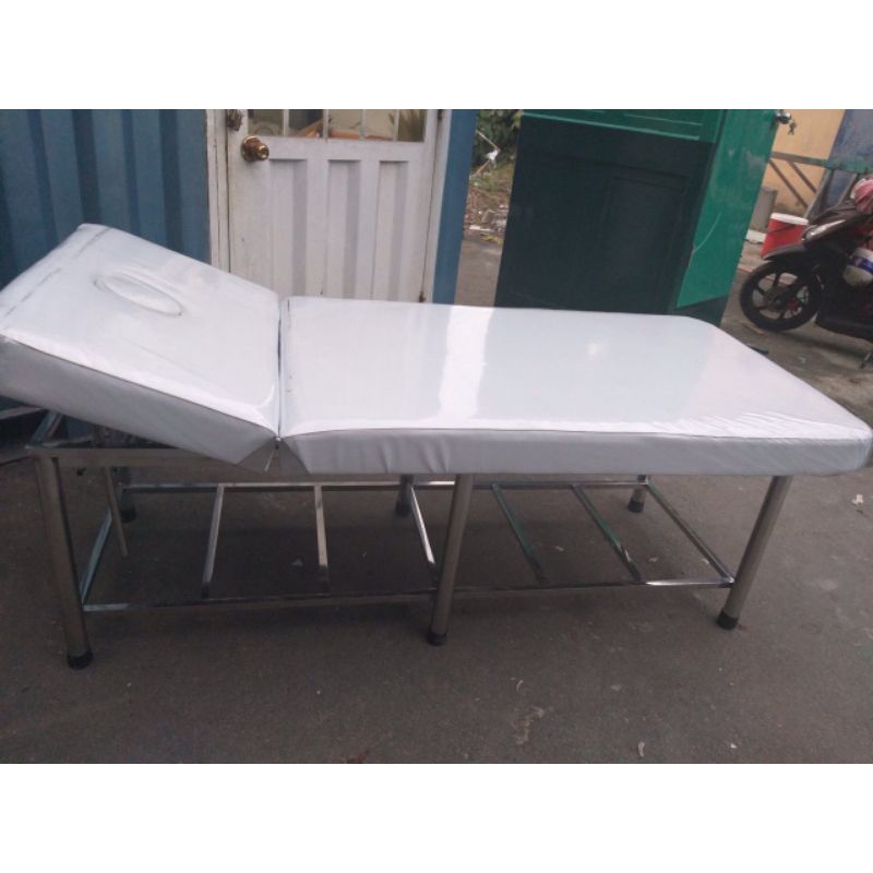 Giường Inox Spa , Giường Inox Massage Chân Tròn Lớn