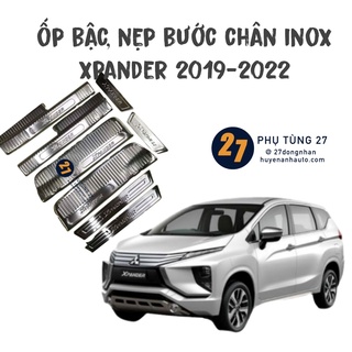 Ốp bậc cửa nẹp bước chân Inox cho xe Mitsubishi Xpander 2019-2022