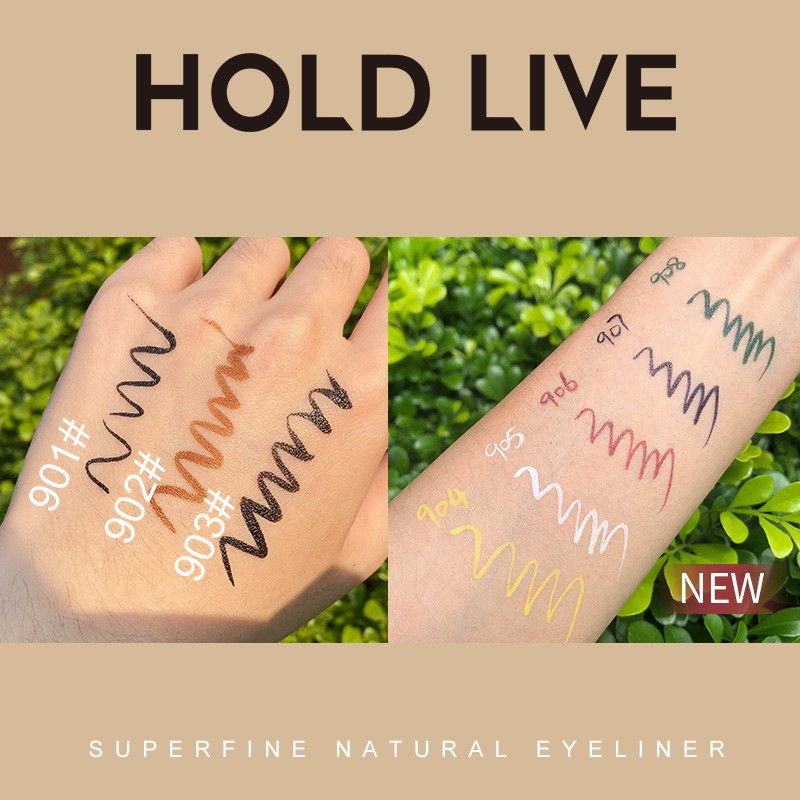 HOLD LIVE  Waterproof Liquid Eyeliner Long Lasting Quick Drying Eyeliner Pencil Eye Make Up HL390