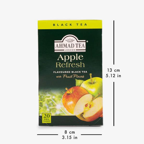 Trà đen Táo Ahmad 40g - Ahmad Apple Refresh Tea 40g/bags (túi lọc có bao thiếc - 20 túi/hộp)