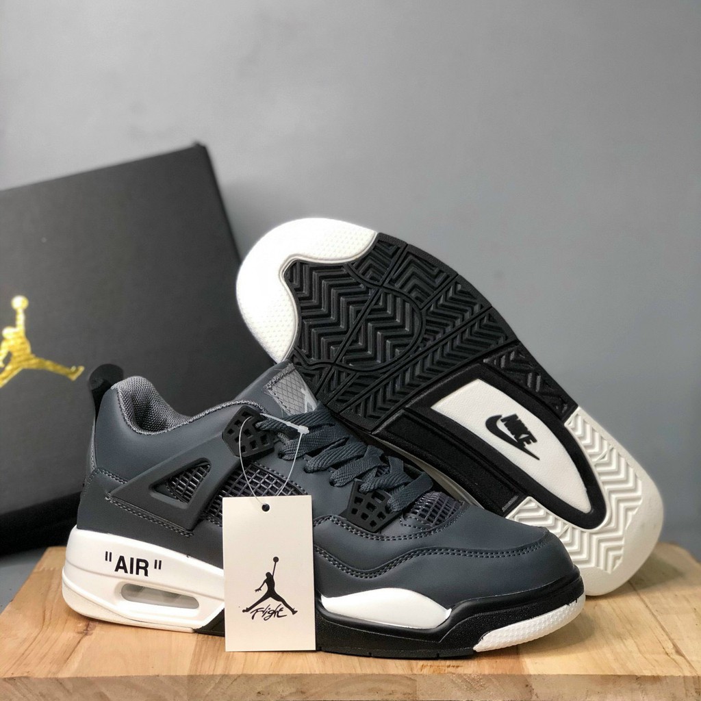 Jordan 4 Xám Đen Cao Cấp