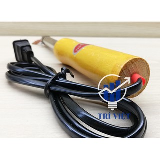 Mỏ Hàn Chì Hỏa Tiễn 60W Cán Gỗ + Tặng Chì Hàn [ Cao Cấp ]