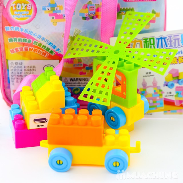 bộ xếp hình 90 chi tiết thông minh cho bé yêu