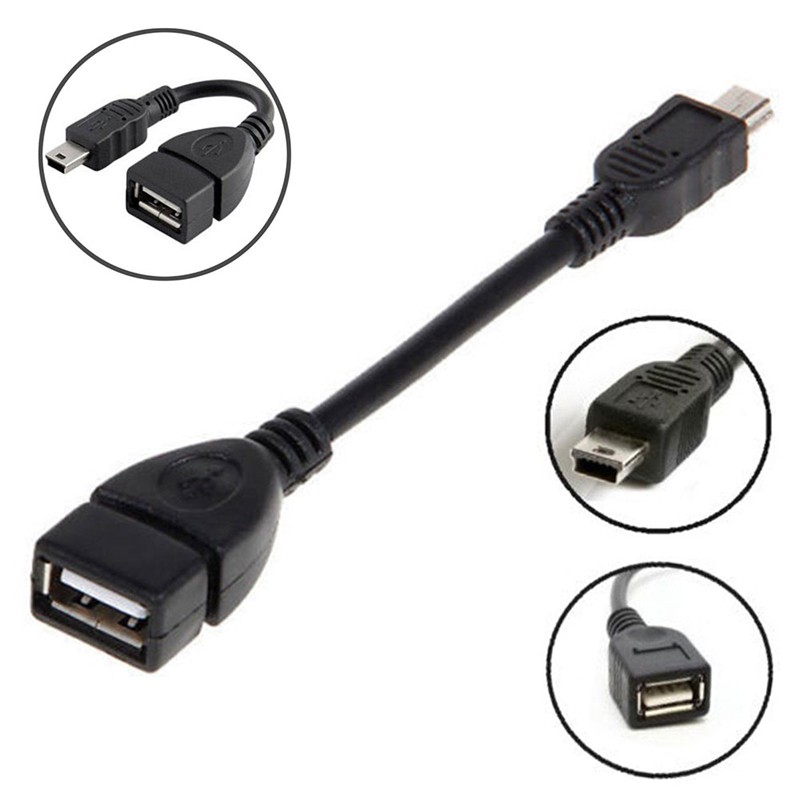 Dây cáp chuyển dổi đầu OTG 5 Pin sang USB 2.0 dùng cho điện thoại/máy tính bảng