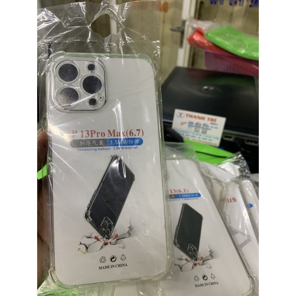 Ốp lưng nhựa trong chống sốc 6-&gt;14 PM