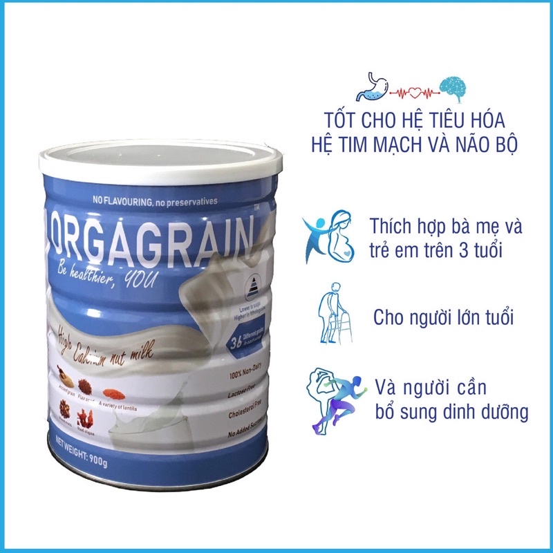 Sữa hạt Orgagrain 900g