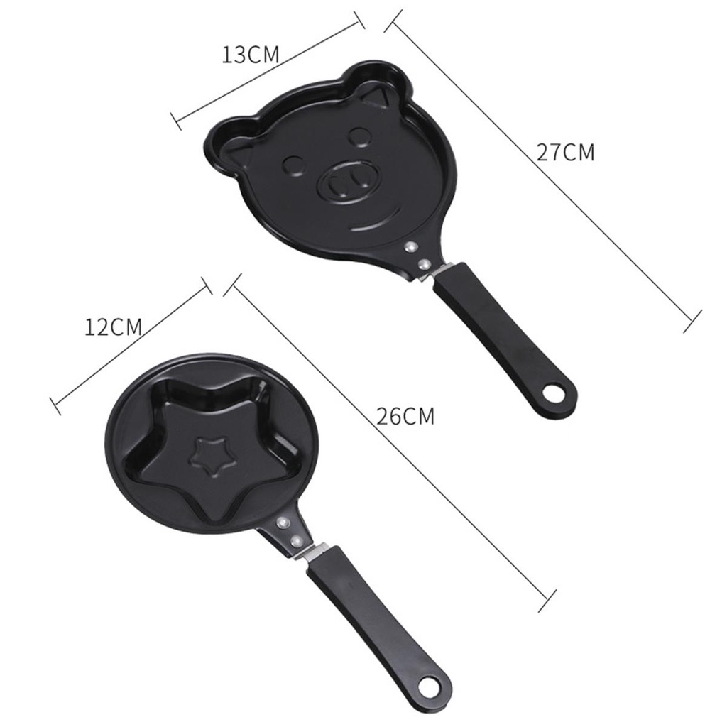 Chảo Chiên Trứng / Làm Bánh Kếp Mini Họa Tiết Hoạt Hình Dễ Thương