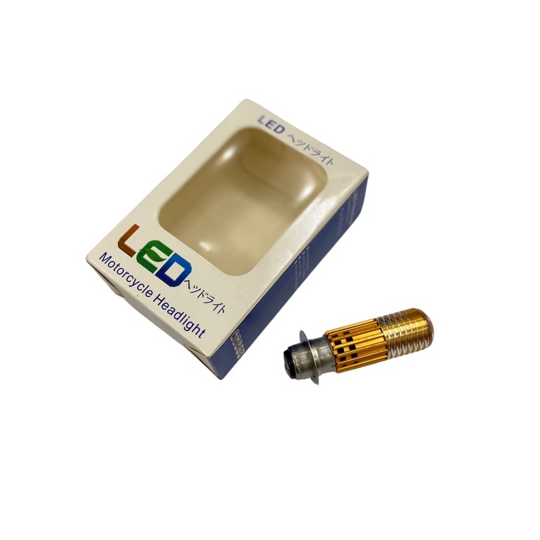 Đèn Led xe máy - Pha Bi Cầu 2 Màu Trắng - Vàng Chân M5 - H4 Lắp cho Oto và Xe máy Mẫu !