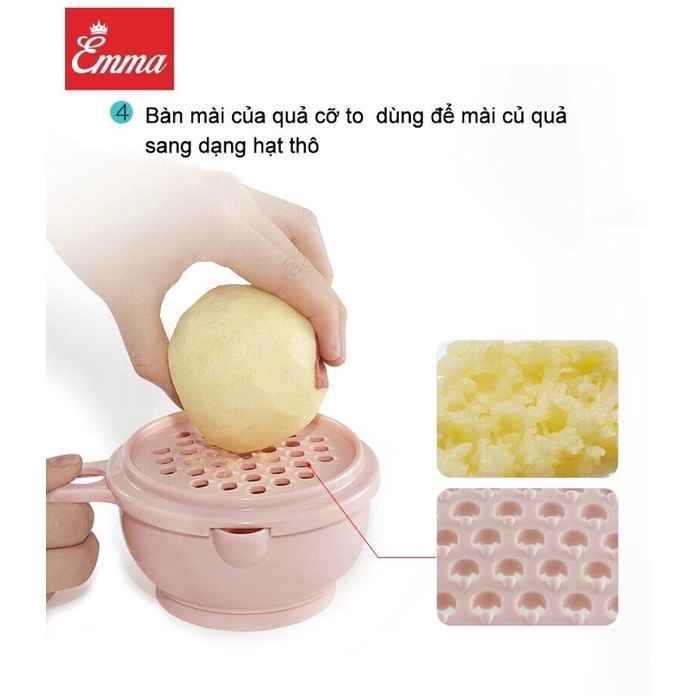 Bộ chế biến ăn dặm Emma Kids Hàn Quốc 7 chi tiết