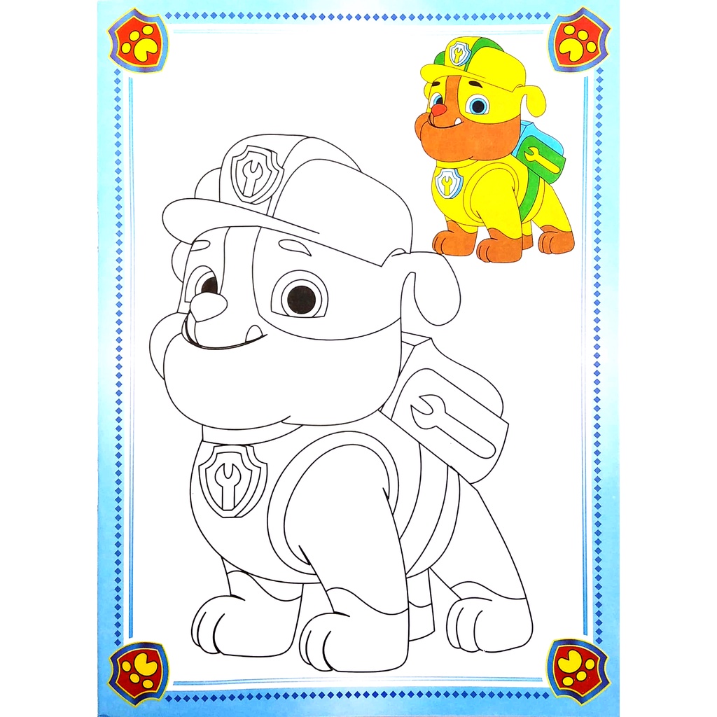 Sách Bé Yêu Tô Màu - Đội Chó Cứu Hộ Paw Patrol - Tập 1