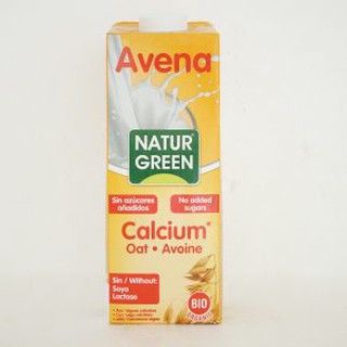 Sữa yến mạch hữu cơ không đường naturgreen hộp 1l