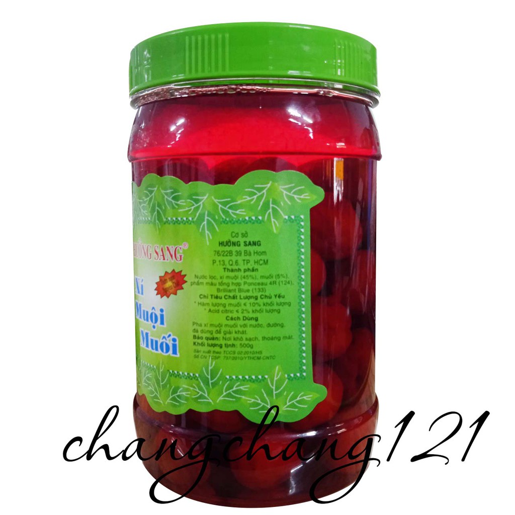 Xí Muội Muối Đỏ Hưởng Sang Hủ 500gr