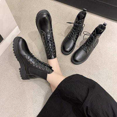 Giày boot nữ thời trang đế cao 5cm , cổ cao thời thượng 2021 G26 | BigBuy360 - bigbuy360.vn